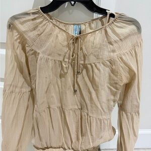 Guess Cream Women's Blouse